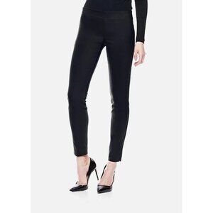 Ecru Womens Classic Black Pull-On Stretch Pants Sz Small Versatile Career Pants